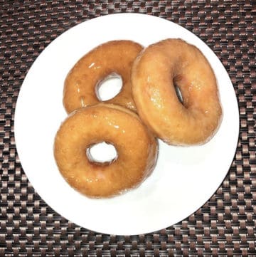 Aqueena's honey-glazed doughnuts