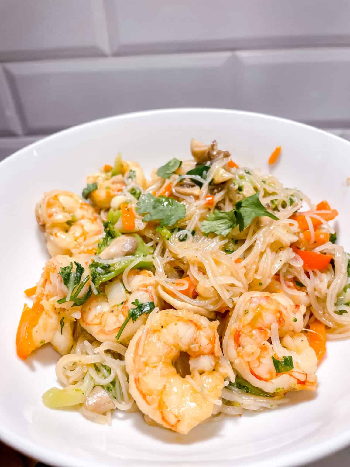 Vermicelli and Shrimp Aqueena The Kitchen