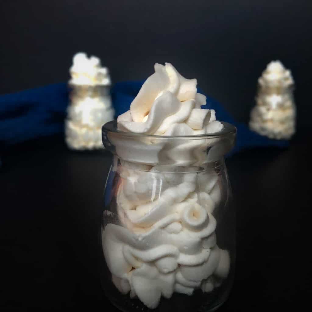whipped cream in a jar