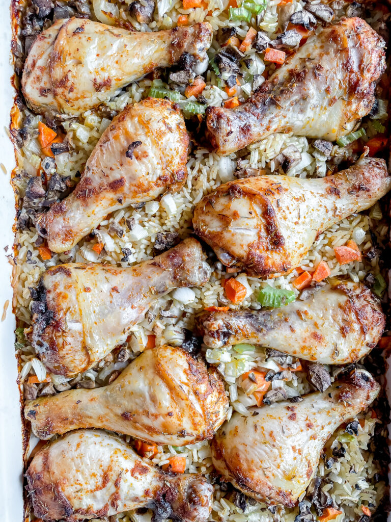 fully cooked chicken and rice bake